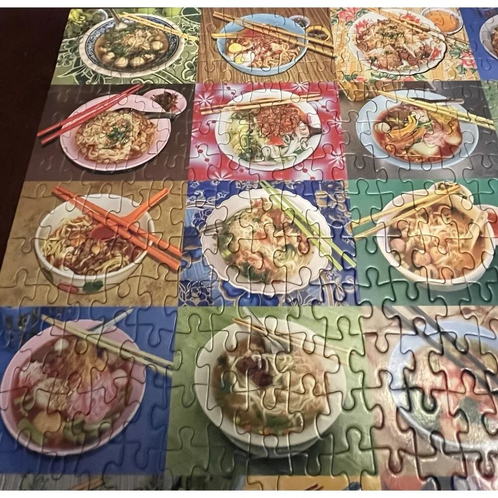 Galison Noodles For Lunch COMPLETE 500 Piece Puzzle 20